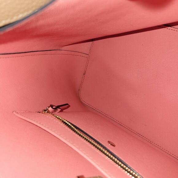 Kate Spade Bag New York Leonard Street Mariel Bucket Shoulder Purse Brown Blush - Picture 8 of 12